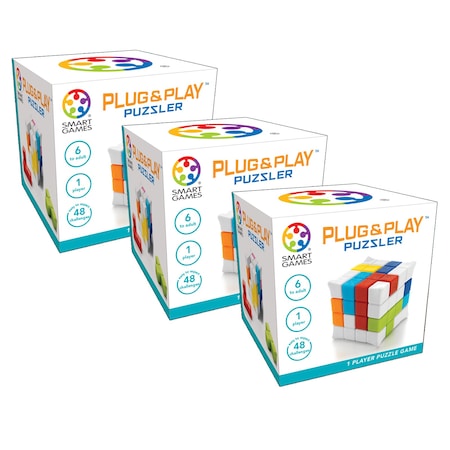 Smartgames Plug & Play Puzzler, 3PK SG 502US